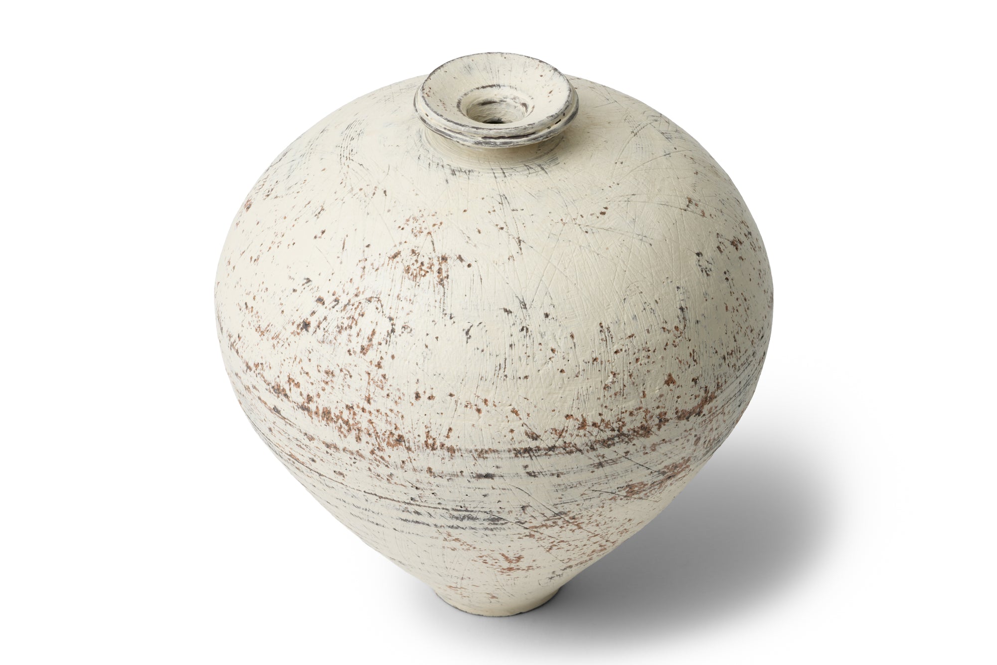 大澤哲哉-壺 4 白-