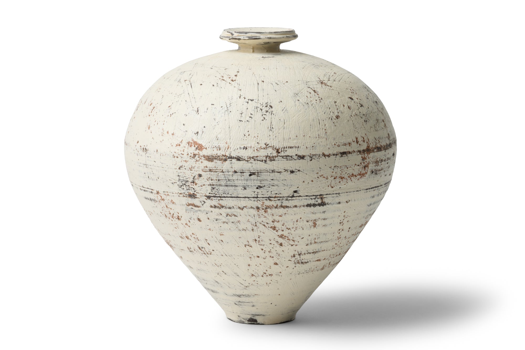 大澤哲哉-壺 4 白-