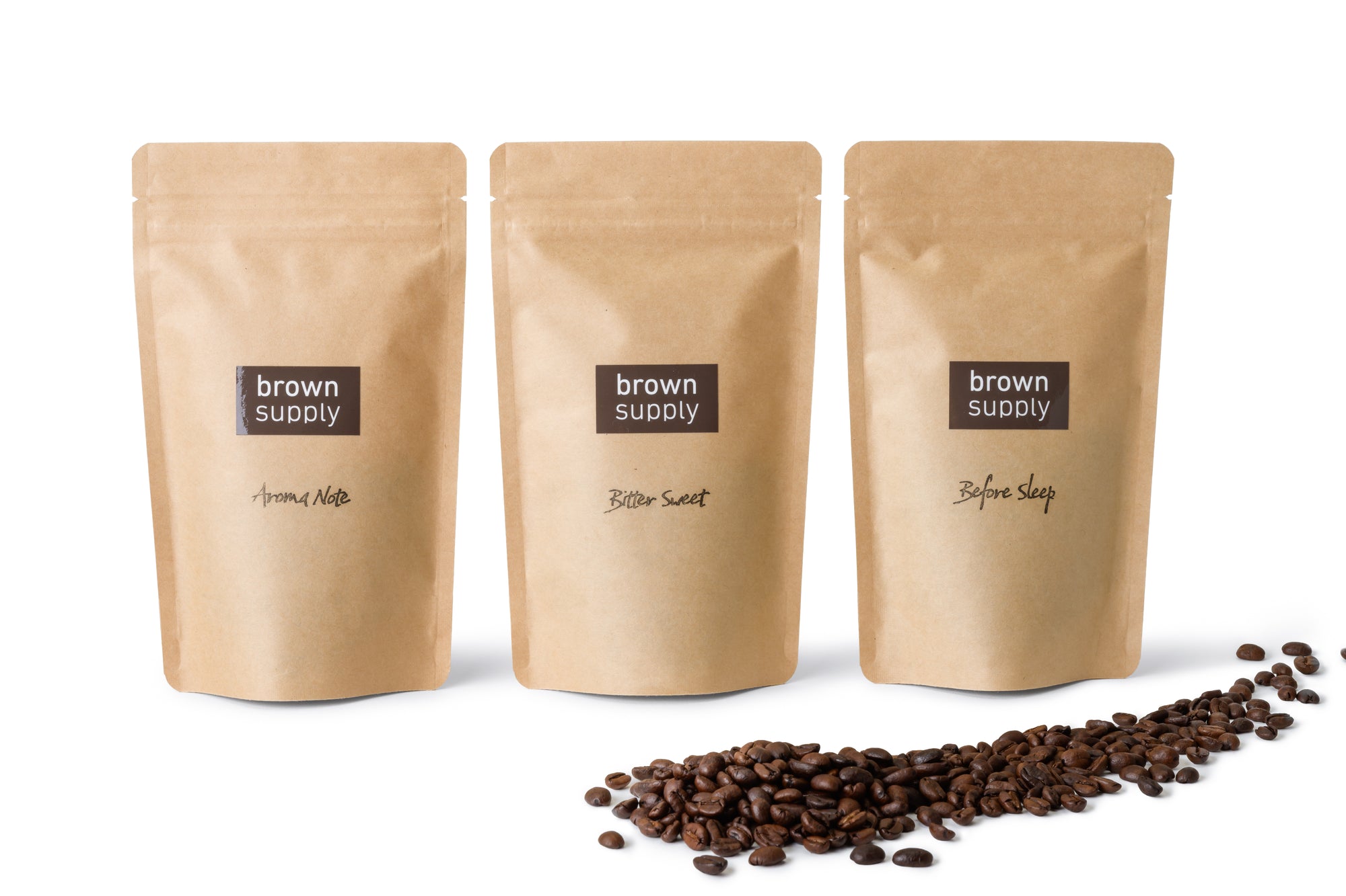 brown supply-decaf coffee beans50g-