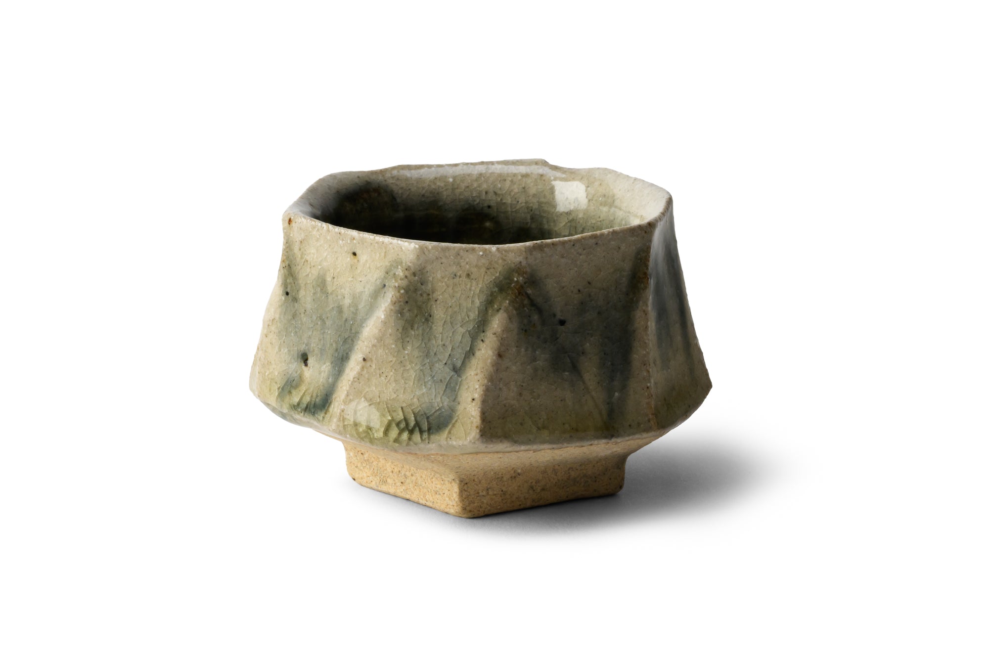 Hiraoka Hitoshi - Divided Surface Faceted Guinomi -