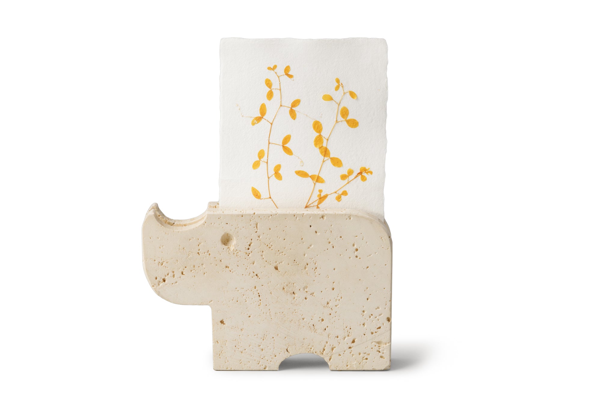 Antique Rhinoceros Cardstand 1