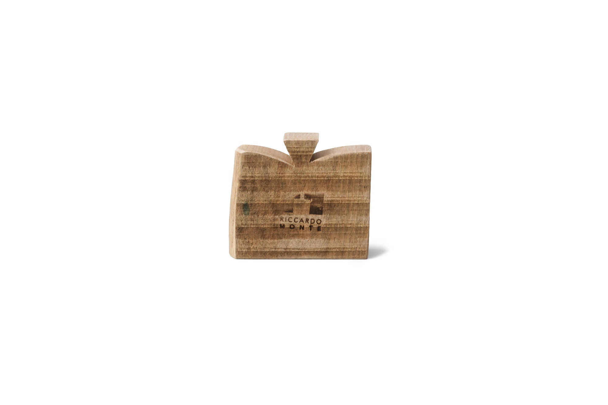 Memories of Italy - Small standing wooden serving board -