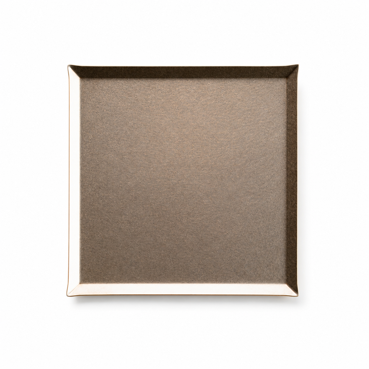 a.278-真鍮のスクエアトレイ（120mm×120ｍｍ）つや無し‐
